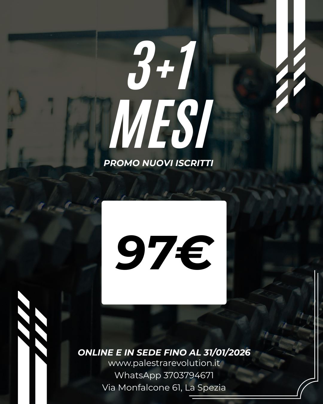 PROMO 3+1 +ISCRIZIONE